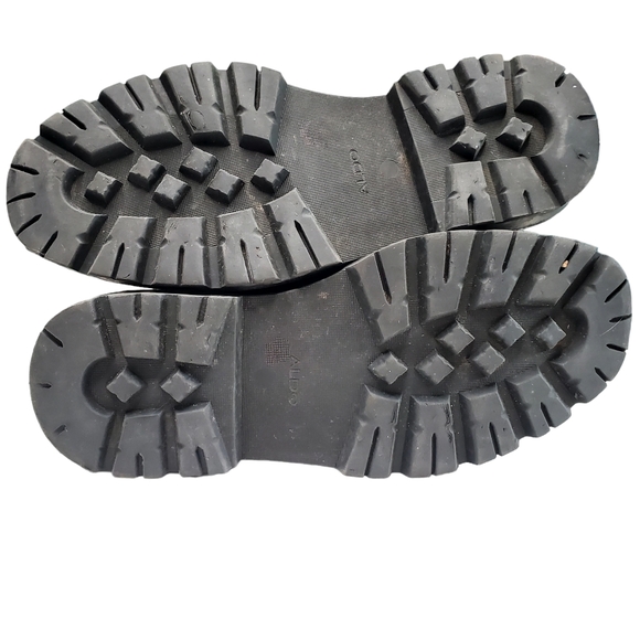 40) ALDO Colt Lace Up & Zip Side Leather Combat Boots Sz. 10 - Picture 6 of 12